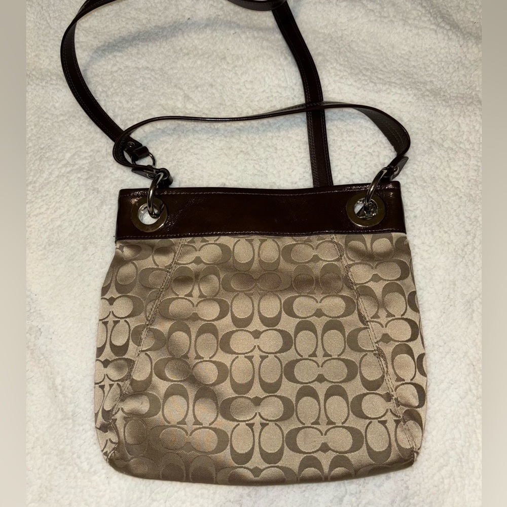 Coach Monogram Crossbody Bag - Picture 4 of 5